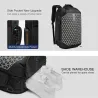 OZUKO – modischer Rucksack – 15,6 Zoll Laptoptasche – Diebstahlschutz – mit Schuhaufbewahrung – USB-Ladeanschluss – wasserdicht