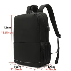 Multifunktionaler Rucksack - 15,6-Zoll-Laptoptasche - Diebstahlschutz - USB-Ladeanschluss - Wasserdicht