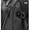 Modischer Lederrucksack - 15,6 Zoll Laptoptasche - Kopfhörerloch - Wasserdicht
