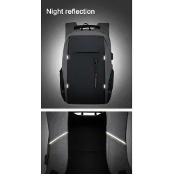 Fashionable backpack - 15.6 inch laptop bag - USB charging port - waterproofBackpacks