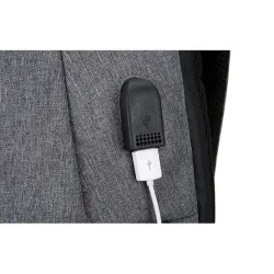 Modischer Rucksack - 15,6 Zoll Laptoptasche - USB-Ladeanschluss - Wasserdicht