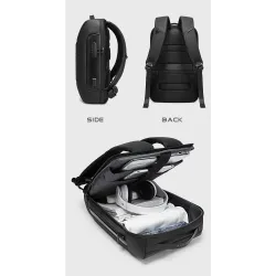 Multifunktionaler eleganter Rucksack - 15,6 Zoll Laptoptasche - Diebstahlschutz - USB-Ladeanschluss - Wasserdicht