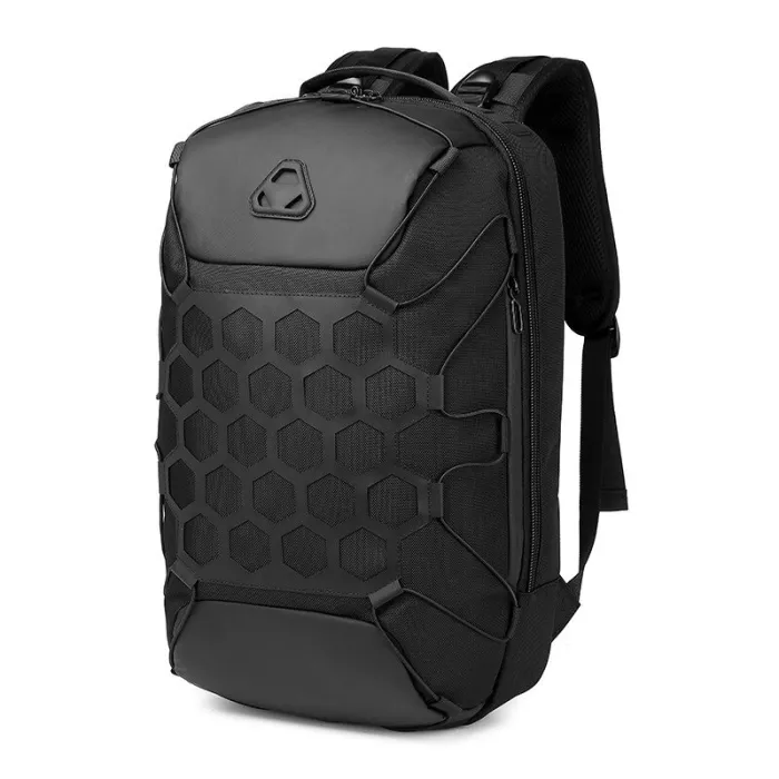 Modischer Rucksack - 15,6 Zoll Laptoptasche - Diebstahlsicherung - USB-Ladeanschluss - Wasserdicht