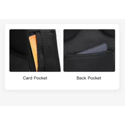 Modischer Rucksack - 15,6 Zoll Laptoptasche - Diebstahlsicherung - USB-Ladeanschluss - Wasserdicht