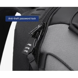 Modischer Rucksack - 15,6 Zoll Laptoptasche - Diebstahlsicherung - USB-Ladeanschluss - Wasserdicht
