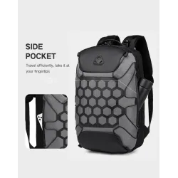 Modischer Rucksack - 15,6 Zoll Laptoptasche - Diebstahlsicherung - USB-Ladeanschluss - Wasserdicht