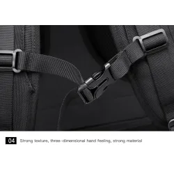 Modischer Rucksack - 15,6 Zoll Laptoptasche - Diebstahlsicherung - USB-Ladeanschluss - Wasserdicht