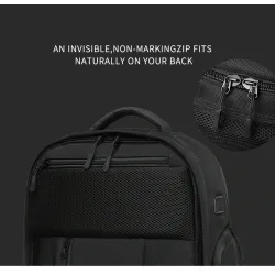 OZUKO – modischer Rucksack – 15,6 Zoll Laptoptasche – Diebstahlschutz – mit Schuhaufbewahrung – USB-Ladeanschluss – wasserdicht