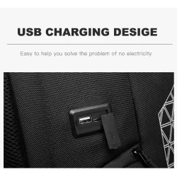 OZUKO - fashionable backpack - 15.6 inch laptop bag - anti-theft - with shoes storage - USB charging port - waterproofBackpacks