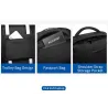 OZUKO – modischer Rucksack – 15,6 Zoll Laptoptasche – Diebstahlschutz – mit Schuhaufbewahrung – USB-Ladeanschluss – wasserdicht