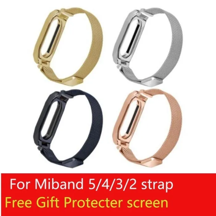 Metallgitterband - Armband - für Xiaomi Mi Band 2 / 3 / 4 / 5-6
