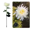 Lampe in Form einer Chrysantheme - Gartenleuchte - Solar - LED - wasserdicht