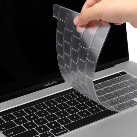 Schützende Tastaturabdeckung - weiches Silikon - EU-Layout - für Macbook Pro 13
