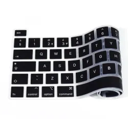 Schützende Tastaturabdeckung - weiches Silikon - EU-Layout - für Macbook Pro 13