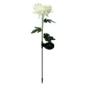 Lampe in Form einer Chrysantheme - Gartenleuchte - Solar - LED - wasserdicht