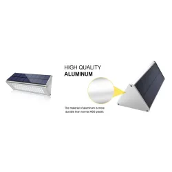LED-Solarleuchte für den Außenbereich - wasserdichte Wandleuchte - mit Bewegungssensor