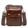 Fashionable shoulder bag - genuine leather - flap / haspsBags