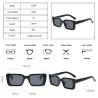 Fashionable small rectangle sunglasses - UV400 - unisexSunglasses