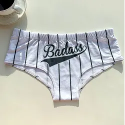 Sexy Unterwäsche - Slips mit niedriger Leibhöhe - Buchstaben bedruckt