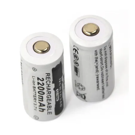 37V 2200mAh CR123A 16340 Lithiumbatterie - wiederaufladbar - 4 Stück