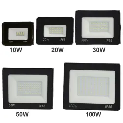 LED-Flutlicht - wasserdichter Reflektor - Arbeitslicht - 10W - 100W
