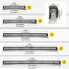 LED-Lichtleiste - 3-reihig - Combo Beam - wasserdicht - für PKW / Traktor / 4WD / LKW / SUV / ATV - 12V - 24V