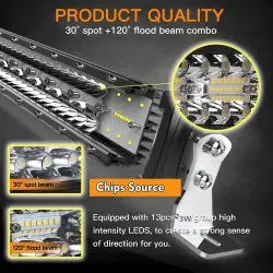 LED-Lichtleiste - 3-reihig - Combo Beam - wasserdicht - für PKW / Traktor / 4WD / LKW / SUV / ATV - 12V - 24V