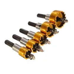 BINOAX - HSS drill bits - tips - metal / wood drilling - 16 / 18.5 / 20 / 25 / 30mm - 5 piecesBits & drills