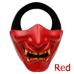 Halbgesichtsmaske - für Halloween - Paintball - Airsoft-Pistole