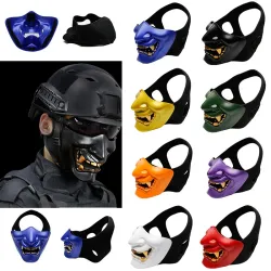Halbgesichtsmaske - für Halloween - Paintball - Airsoft-Pistole