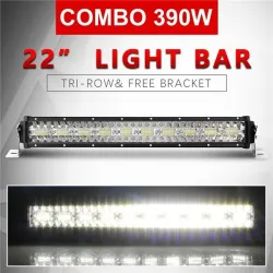 LED light bar - 3-row - combo beam - waterproof - for car / tractor / 4WD / truck / SUV / ATV - 12V - 24VLED light bar