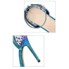 Sexy High Heel Pumps - transparent - mit Fesselriemchen / Nieten