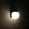 Moderne kugelförmige Lampe - Außenwandleuchte
