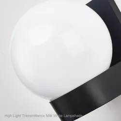 Moderne kugelförmige Lampe - Außenwandleuchte