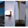Moderne kugelförmige Lampe - Außenwandleuchte