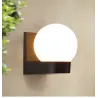 Moderne kugelförmige Lampe - Außenwandleuchte
