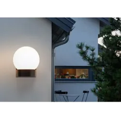 Moderne kugelförmige Lampe - Außenwandleuchte