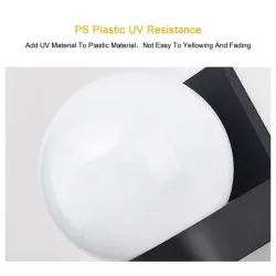 Moderne kugelförmige Lampe - Außenwandleuchte