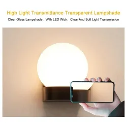 Moderne kugelförmige Lampe - Außenwandleuchte