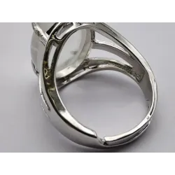 Vintage Ring - mit Naturstein - Kristall Tigerauge - Rhodonit - Sodalith - Sandstein - Labradorit - Lapis