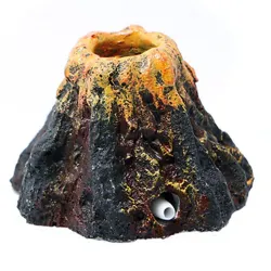 Simulation volcano - rockery ornament - aeration pump - bubbles maker - aquarium decorationAquarium