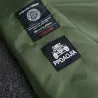 Bomber - pilot jacket - short windbreaker - double sided - with patches / zipper - slim typeJackets