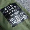 Bomber - Pilotenjacke - kurze Windjacke - doppelseitig - mit Patches / Reißverschluss - schmale Form