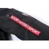 Bomber - Pilotenjacke - kurze Windjacke - doppelseitig - mit Patches / Reißverschluss - schmale Form