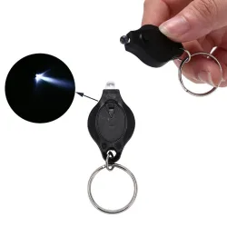 Mini-Taschen-Schlüsselanhänger - Taschenlampe - LED - 5 Stück