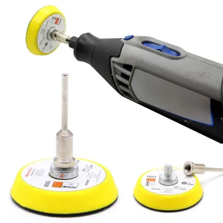 2 Zoll Polierpad - 3 mm Schaft - zum Schleifen / Polieren