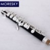 MORESKY - Mini-Piccoloflöte - C-Key-Flöte - Kupfernickel - versilbert