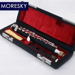 MORESKY - Mini Piccolo - C-Key Flöte - Kupfernickel - versilbert - mit Etui