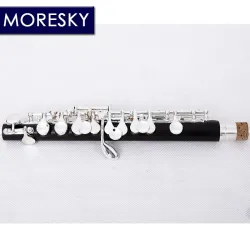 MORESKY - mini piccolo - C-Key flute - cupronickel - silver plated - with caseMusical Instruments