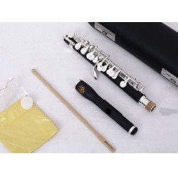 MORESKY - mini piccolo - C-Key flute - cupronickel - silver plated - with case